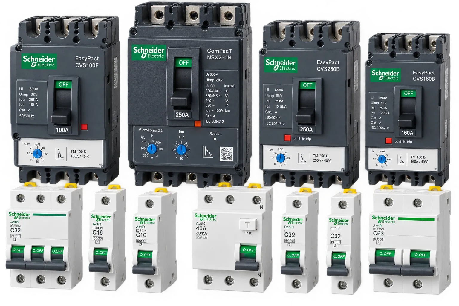 Schneider Electric MCB & MCCB