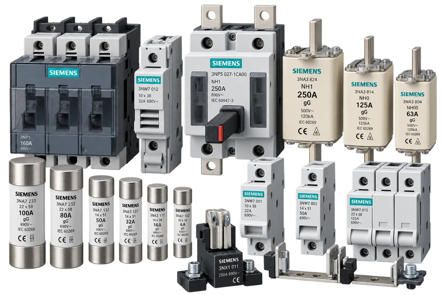 Siemens Fuses & Fuse Accessories