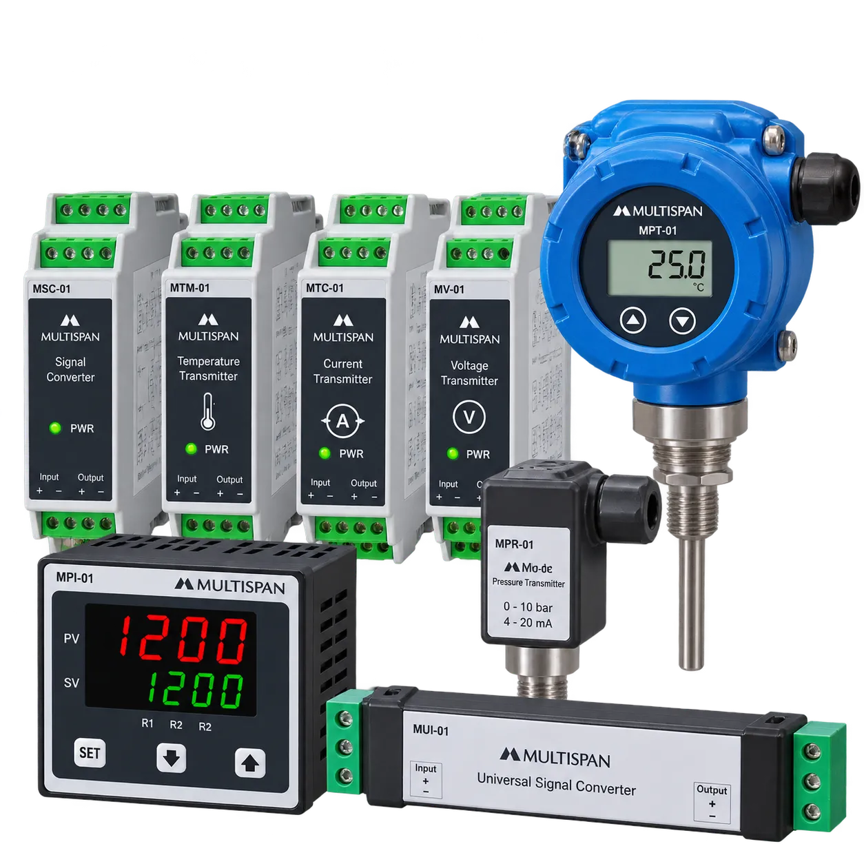 Multispan Signal Converters & Transmitters