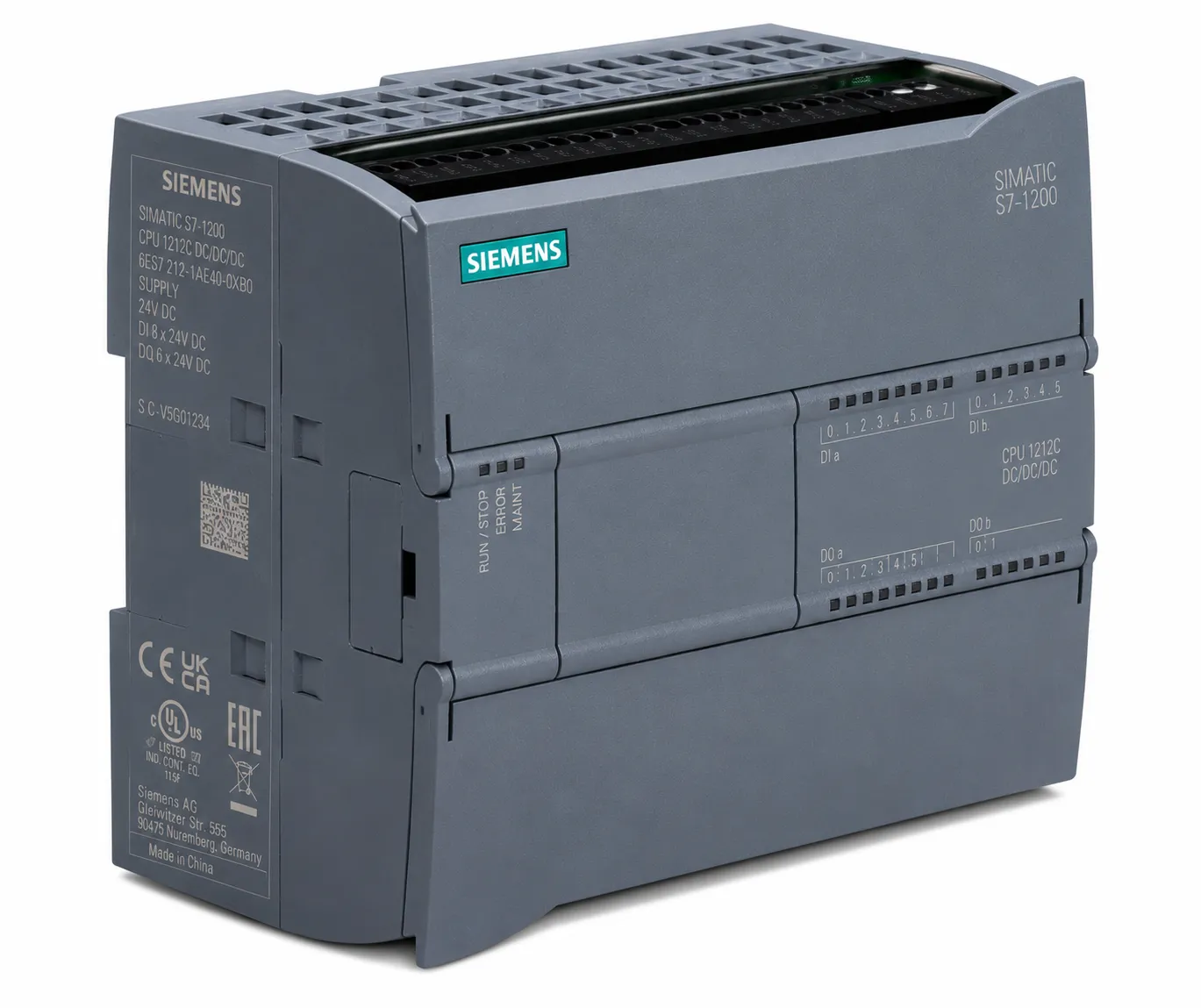SIMATIC S7-1200 CPU 1212C DC/DC/Relay
