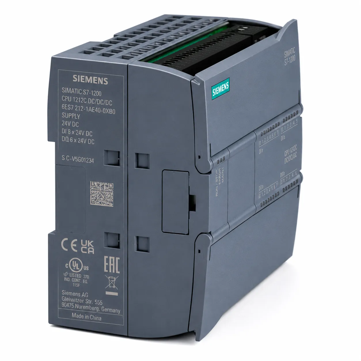SIMATIC S7-1200 CPU 1212C DC/DC/DC