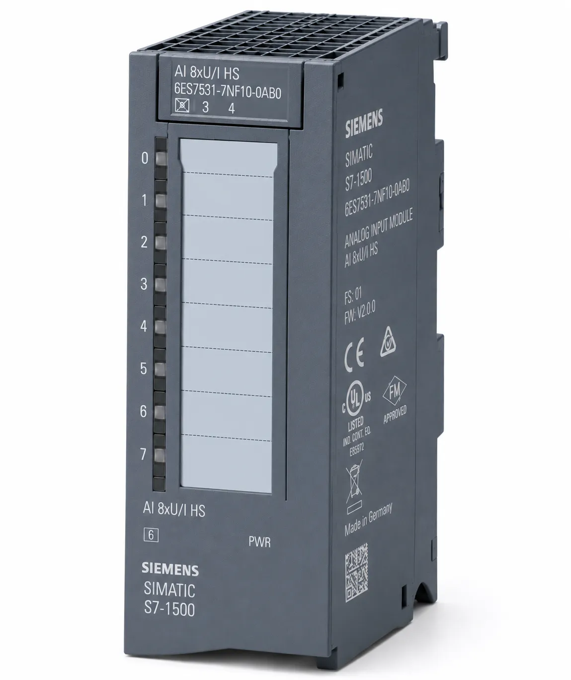 SIMATIC S7-1500 AI 8xU/I HS Analog Input Module