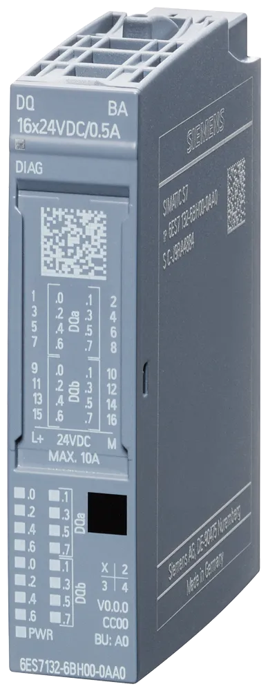 SIMATIC ET 200SP Digital Output Module DQ 16x 24 V DC / 0.5 A Basic