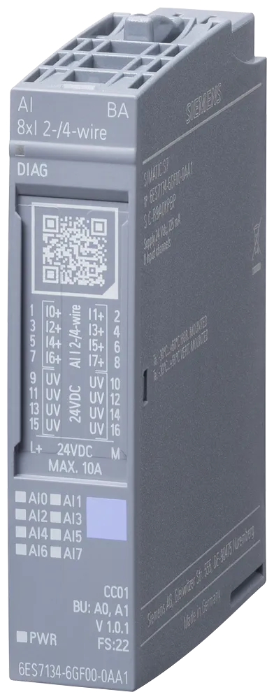 SIMATIC ET 200SP Analog Input Module AI 8xI 2-/4-Wire Basic