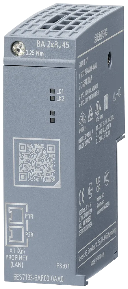 SIMATIC ET 200SP BusAdapter BA 2xRJ45