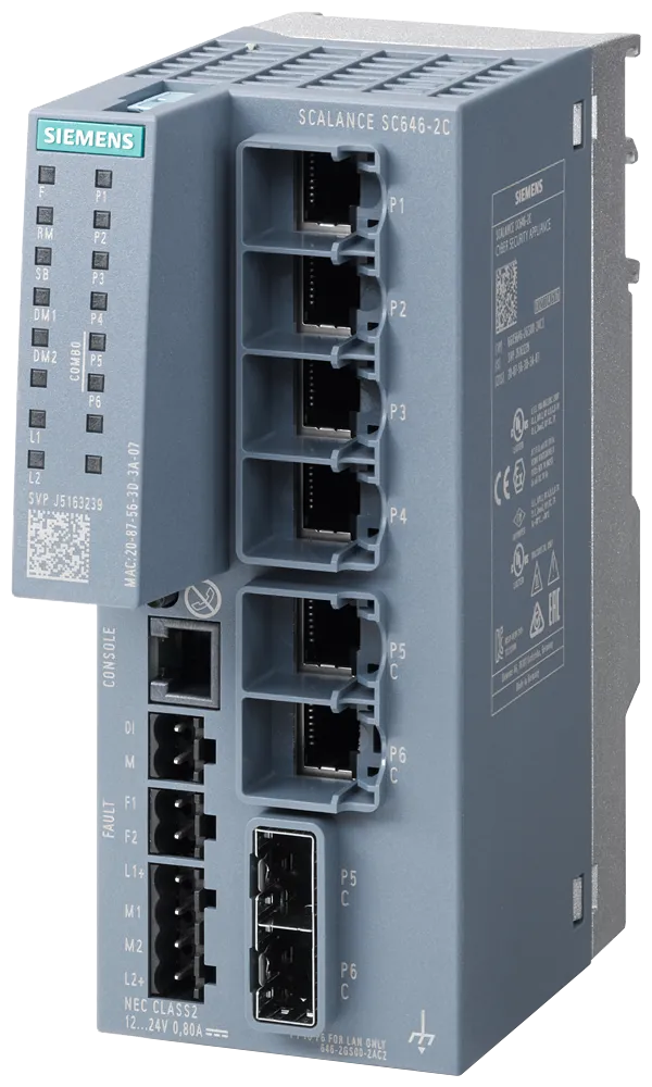 SCALANCE SC646-2C Industrial Security Appliance