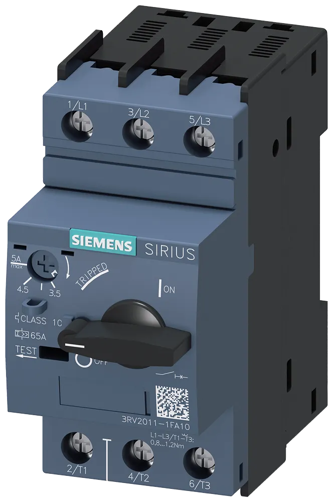 Siemens SIRIUS 3RV2011-1FA10 Motor Protection Circuit Breaker