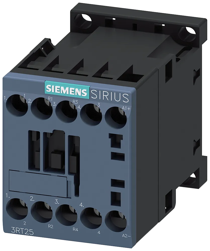 Siemens SIRIUS 3RT2516-1BB40 4-Pole Power Contactor – 9A, 24V DC