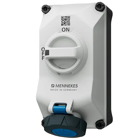 Mennekes DUO 5602306G Wall Mounted Receptacle