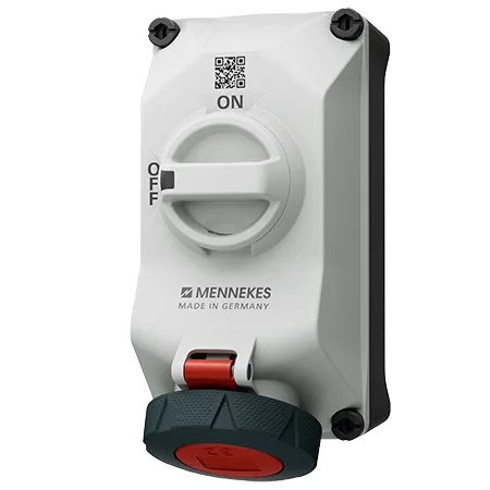Mennekes DUO 5602506G Wall Mounted Receptacle