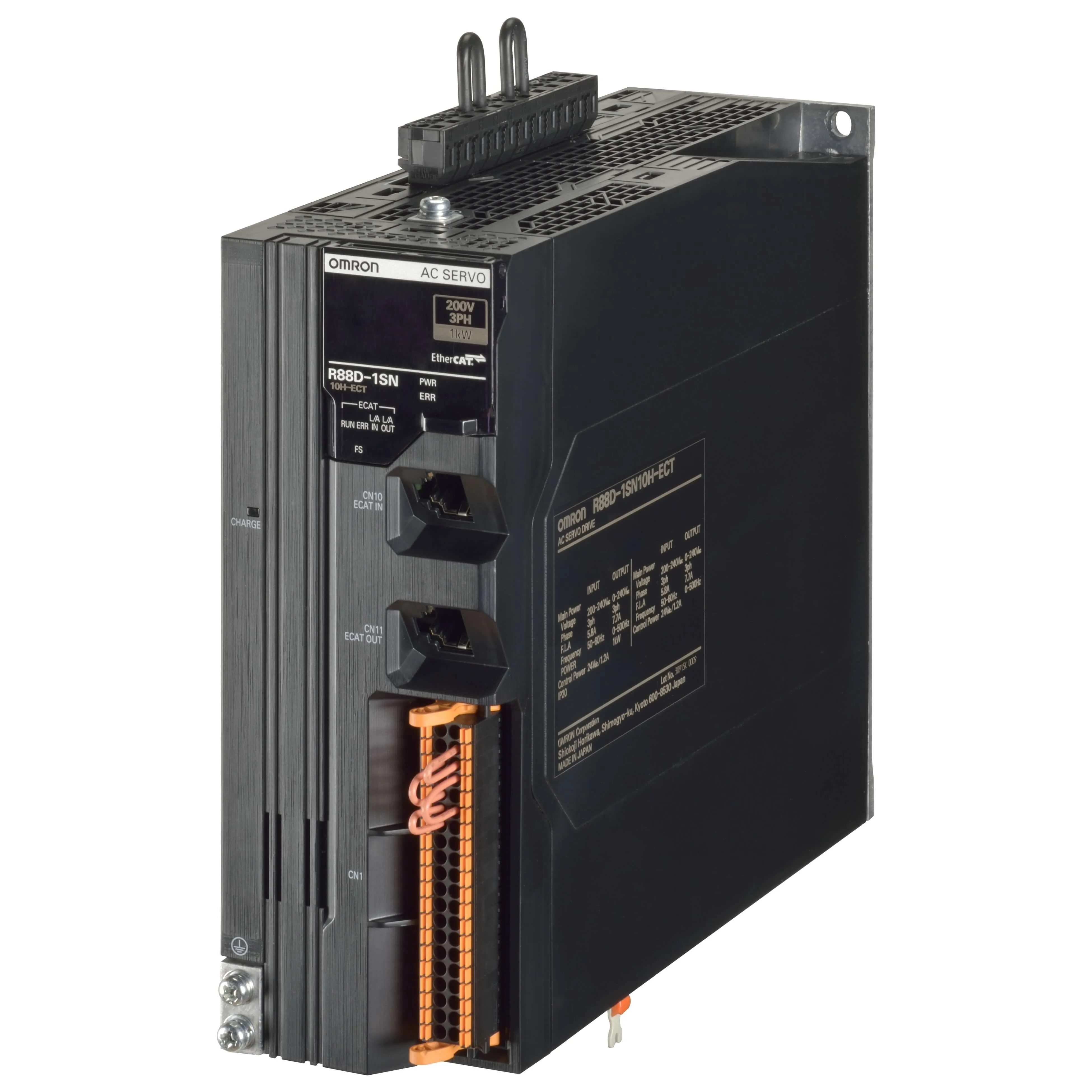 OMRON R88D-1SN08H-ECT 1S Series Servo Drive
