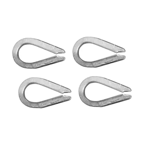OMRON Stainless Steel Safety Rope Thimble – Pack of 4