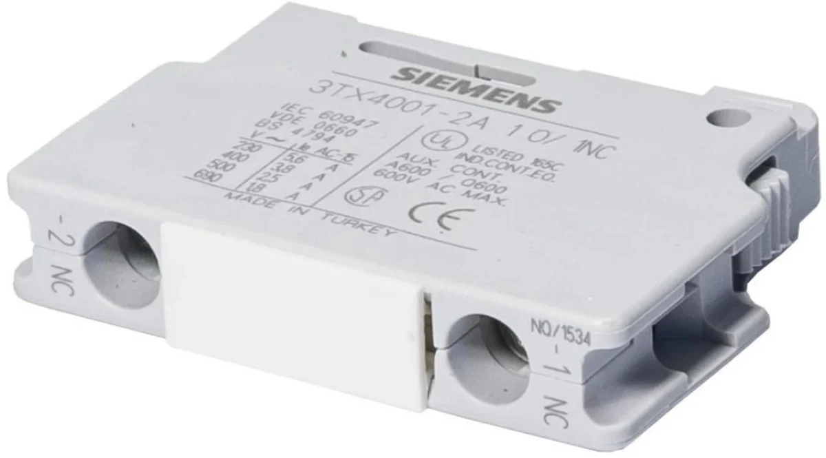 Siemens 3TX4001-2A Auxiliary Contact Block