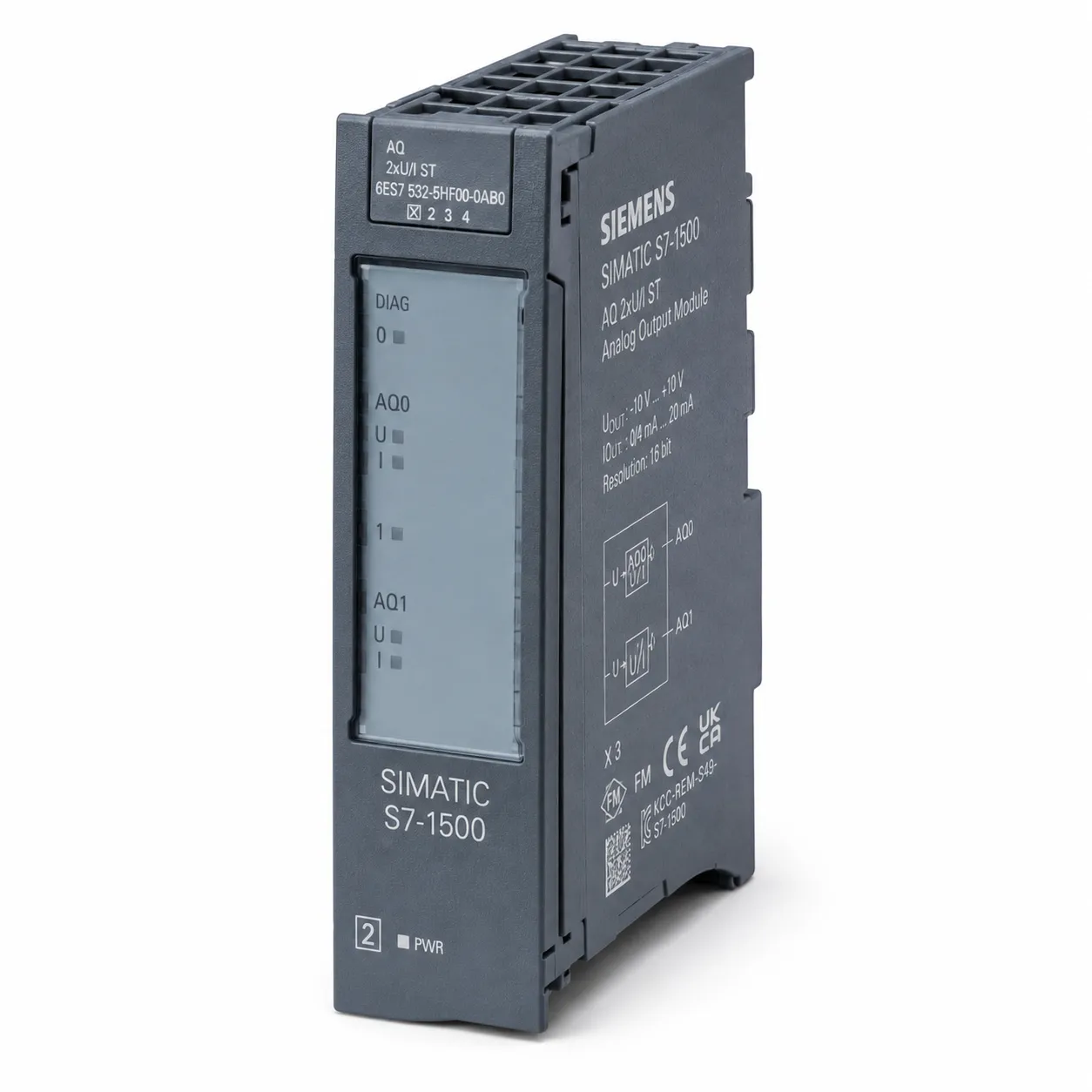 SIMATIC S7-1500 AQ 2xU/I ST Analog Output Module