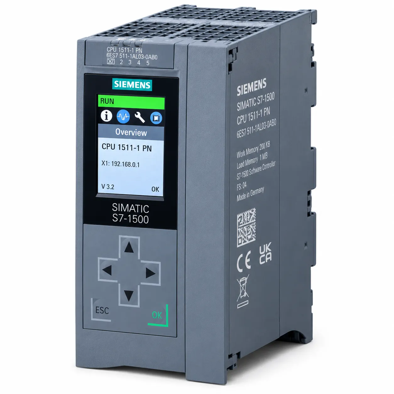 SIMATIC S7-1500 CPU 1511-1 PN