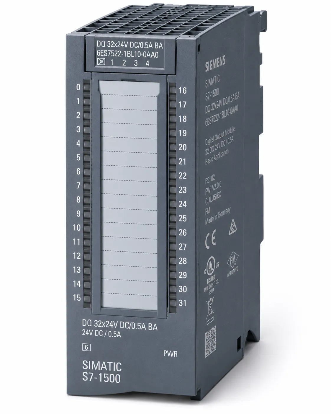 SIMATIC S7-1500 DQ 32x24V DC/0.5A BA Digital Output Module