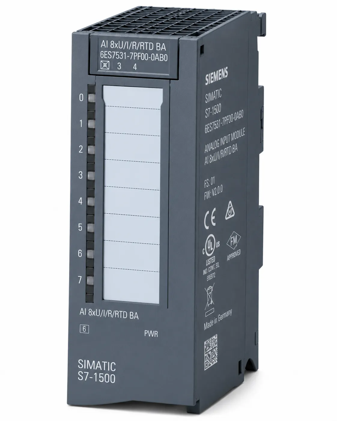 SIMATIC S7-1500 AI 8xU/I/R/RTD BA Analog Input Module