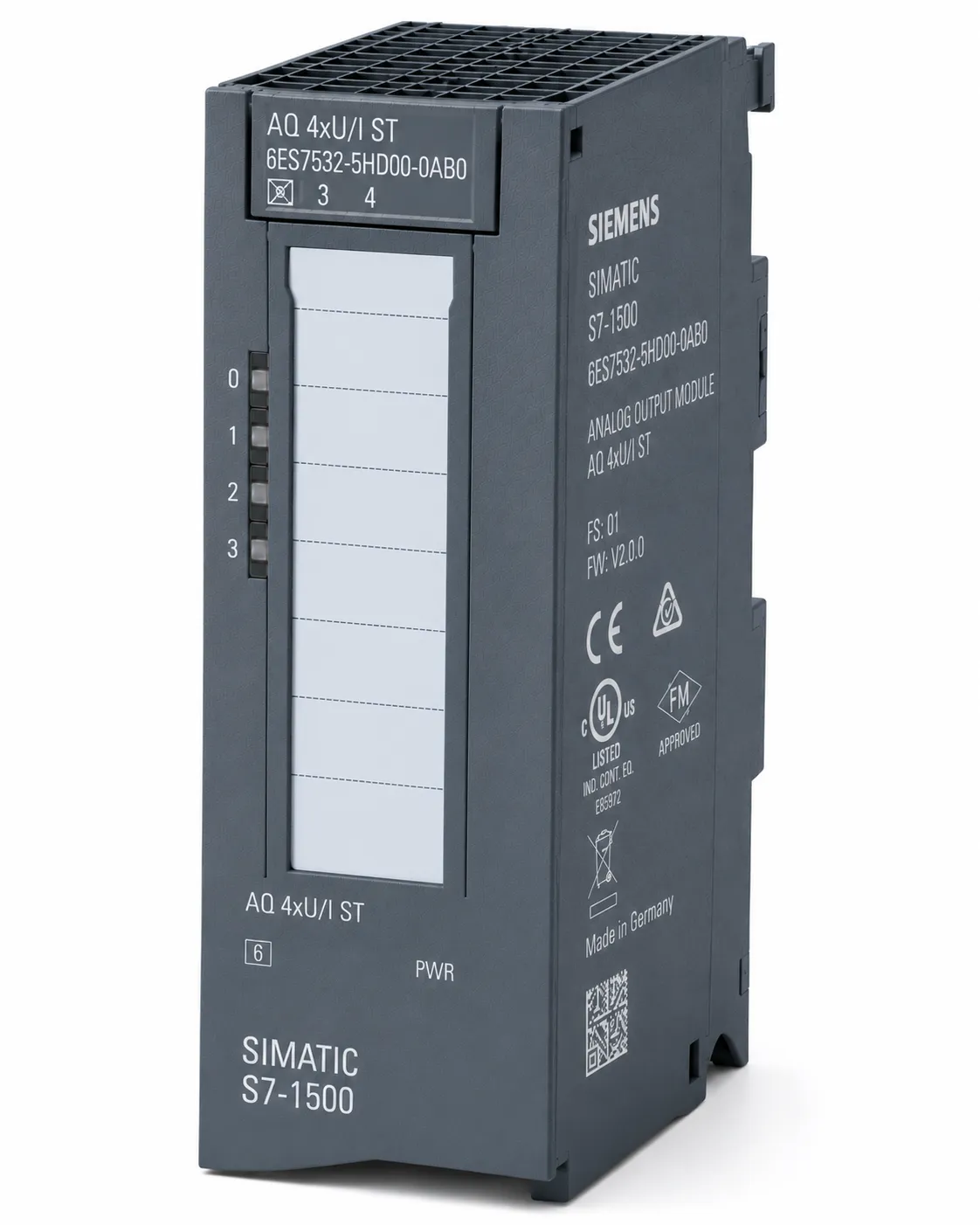 SIMATIC S7-1500 AQ 4xU/I ST Analog Output Module