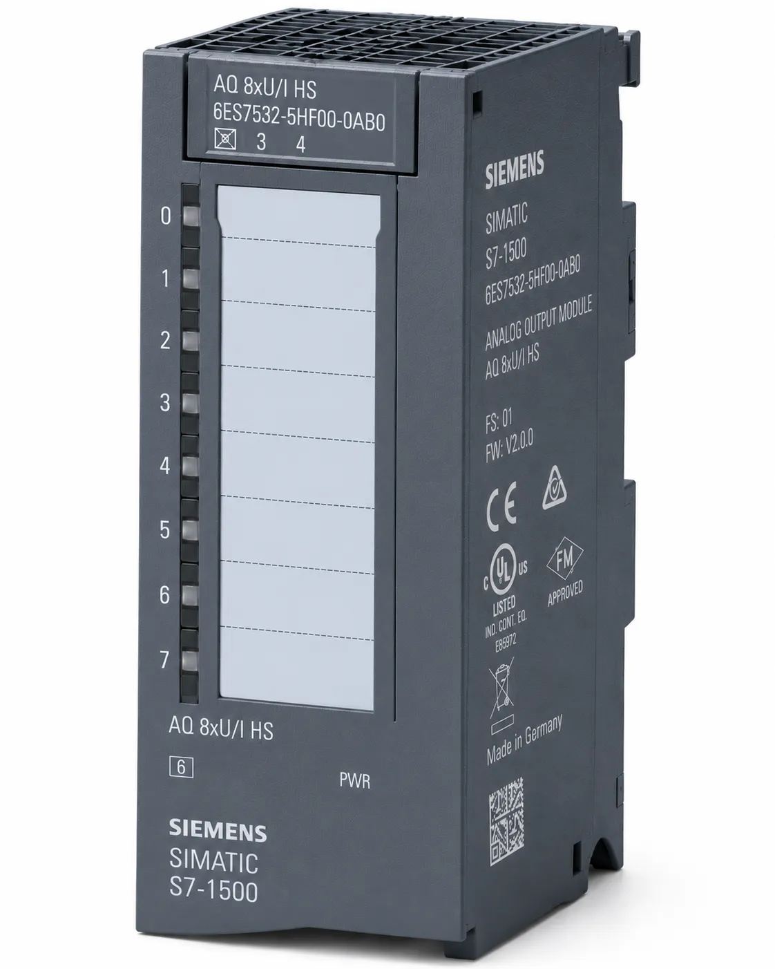 SIMATIC S7-1500 AQ 8xU/I HS Analog Output Module