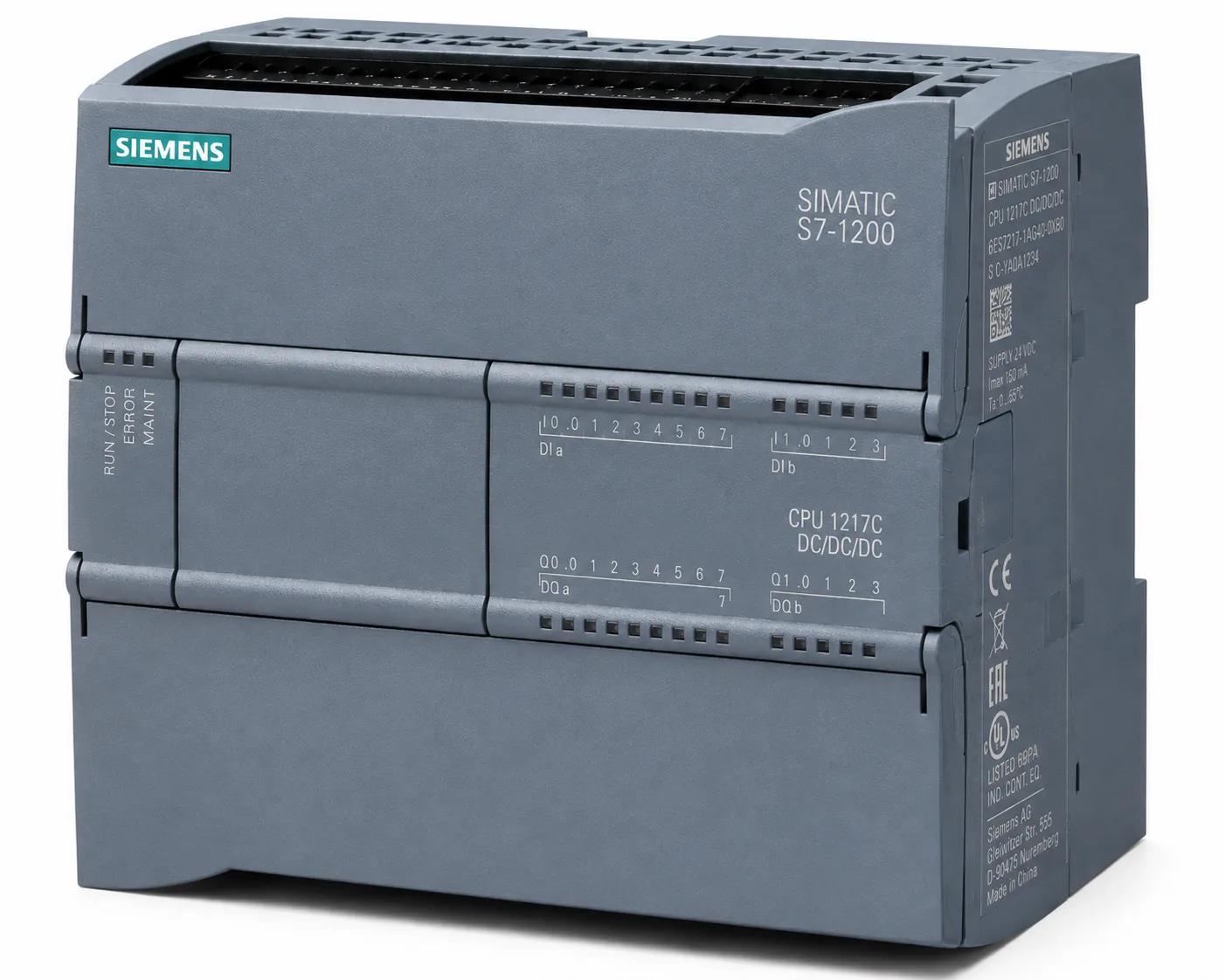 SIMATIC S7-1200 CPU 1217C DC/DC/DC