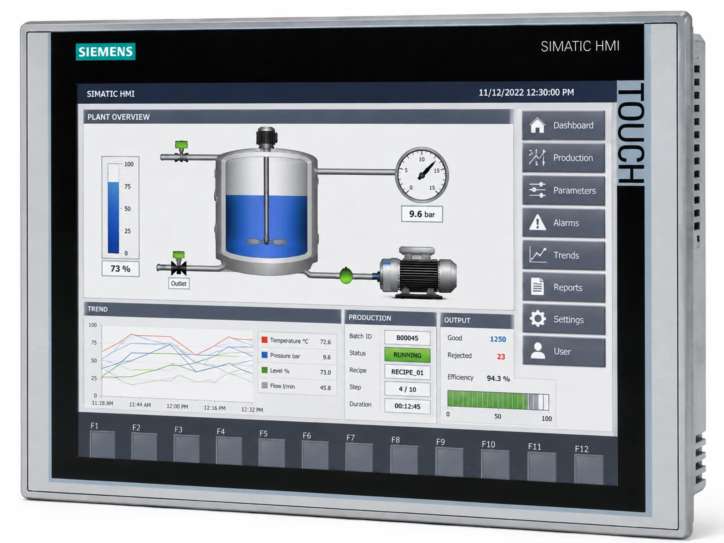 SIMATIC HMI TP1200 Comfort Panel