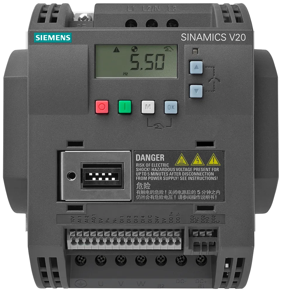 SINAMICS V20 Variable Frequency Drive 0.75 kW (Three Phase)